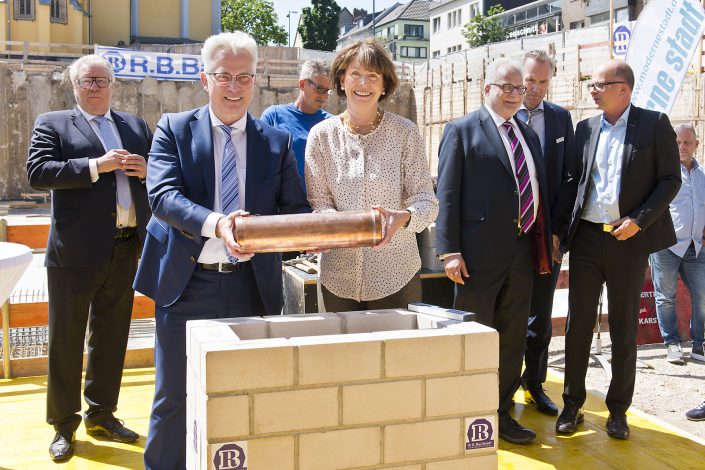Veranstaltung zur Grundsteinlegung Neue Mitte Porz